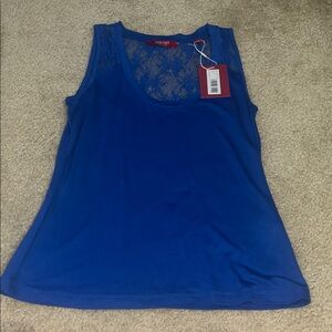 NWT ! Blue Lace Women's tank Top